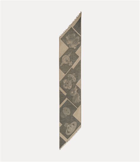 Two Point Scarf in BLACK | Vivienne Westwood®