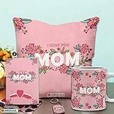Buy ALDIVO Cotton Satin Gift For Mother | Combo Pack (12" X 12" Cushion ...