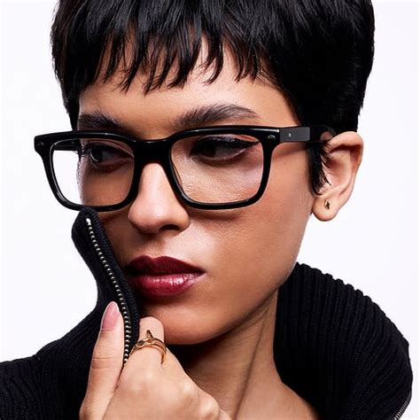 Black Full Rim Rectangle Lenskart STUDIO LK E000116-C1 Eyeglasses