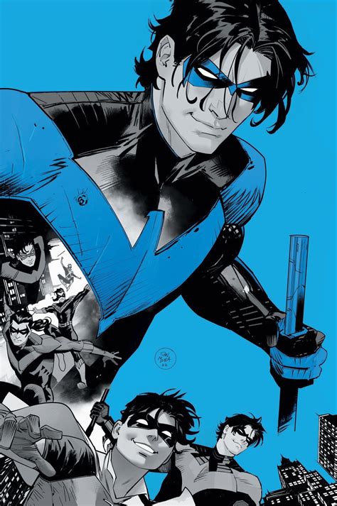 Nightwing #100 variant cover. Art by Dan Mora. : r/batman
