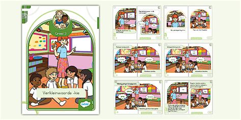 Graad 3 Klanke Leesboek Verkleinwoorde -kie (teacher made)