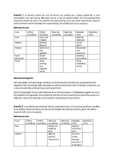 Scenario 1 - gjgfncb - Scenario 1: A scenario where me and my friend ...