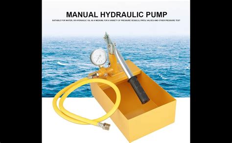 Artnery 2.5MPa 25KG Water Pressure Tester Manual Hydraulic Test Pump ...