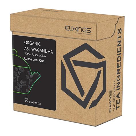 Buy Elixings Ashwagandha Root Loose Leaf Cut 454gm (16 OZ) Withania ...