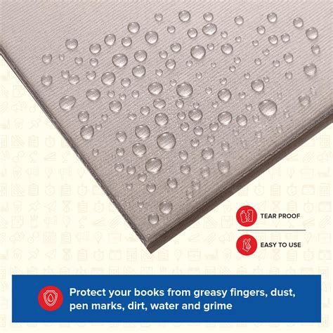 SOLO Self-Adhesive Book Cover Sheets – Crystal Clear Protection for Yo ...