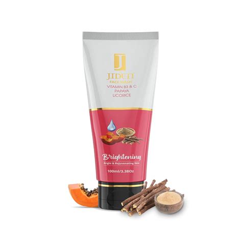 JIDEN Brightening Face Wash – 100ml, Tan Removal Papaya Face Wash with ...
