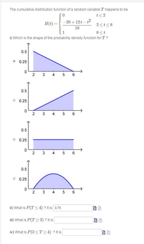 Image result for Distribution Function of a Random Variable
