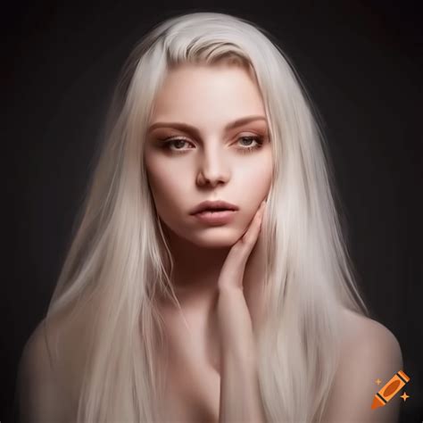 Pale Skin Blonde Hair Brown Eyes