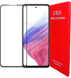 Q Box Edge To Edge Tempered Glass for Samsung Galaxy A53 5G - Q Box ...