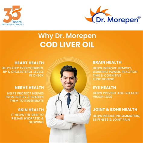 Buy DR. MOREPEN COD LIVER OIL CAPSULES WITH NATURAL OMEGA 3,VITAMIN A ...