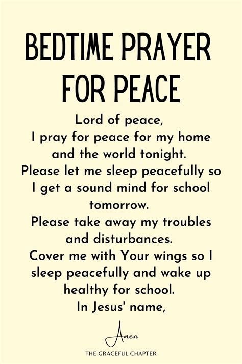 Bedtime Prayers for Kids