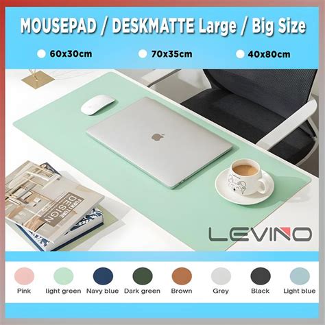 Promo LEVINO Macaron Mousepad Big Size XXL Deskmat For Computer Alas ...
