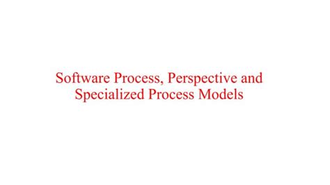 Process Model in Software Engineering Image 的图像结果