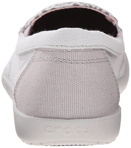 Buy crocs Women's Walu Ii Leopard Print Loafer Light Grey/Pearl White 3 ...