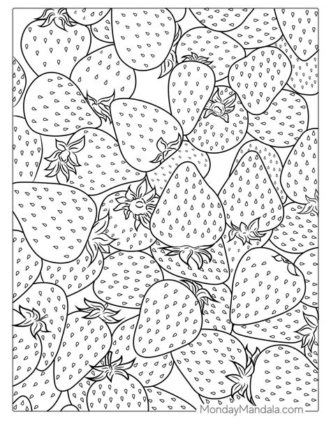 32 Strawberry Coloring Pages (Free PDF Printables)