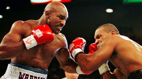 Boxing great Evander Holyfield follows in Mike Tyson's footsteps by ...