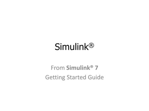 Image result for Simulink Guide