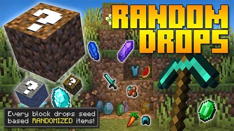 Minecraft Random Drops Mod 的图像结果