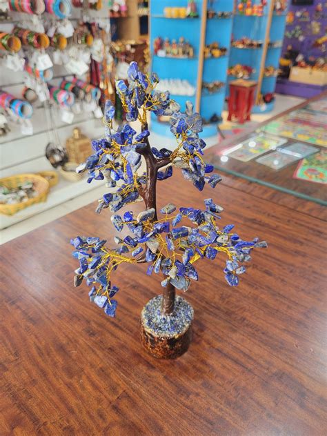 Lapis Lazuli Natural Stone Crystal Tree Vastu Feng Shui Home Decor ...