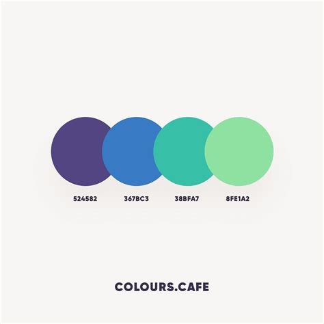 Blue & Green Color Shades and Combinations | Colours.cafe