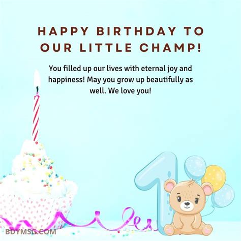 30+ 1st Birthday Wishes For Baby Boy - Happy Birthday Wishes