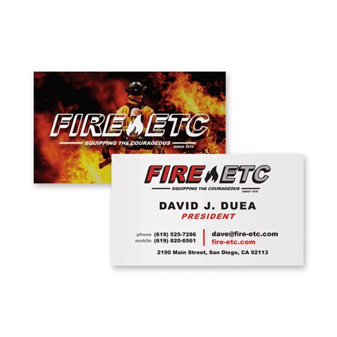 Fire-Etc Business Cards | John Wolfe Compton