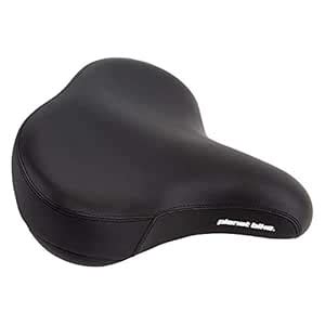 Planet Bike SA2008 Comfort Bike Saddle with Elastomer Springs (Black ...