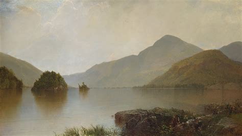Lake George painting by John Frederick Kensett, 1869, oil on canvas ...