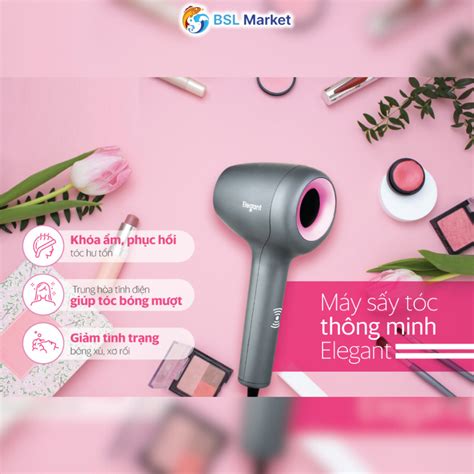 Máy Sấy Tóc Thông Minh Elegant MD-D9898 tạo ion âm lưu khí 3D | Shopee Việt Nam