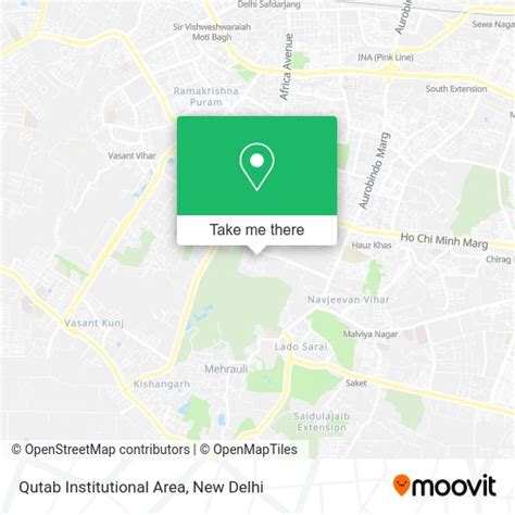 How to Get to Qutab Institutional Area in Delhi by Bus or Metro?
