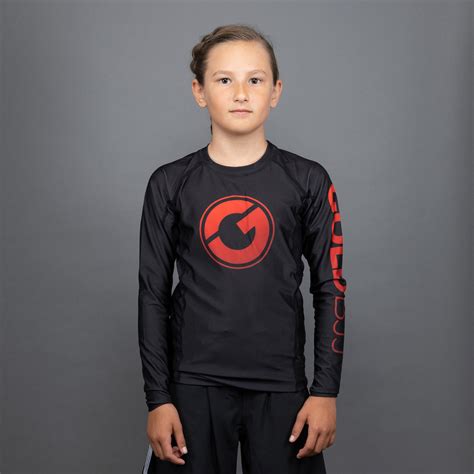 Kids' Contender Jiu Jitsu Rash Guard | Gold BJJ