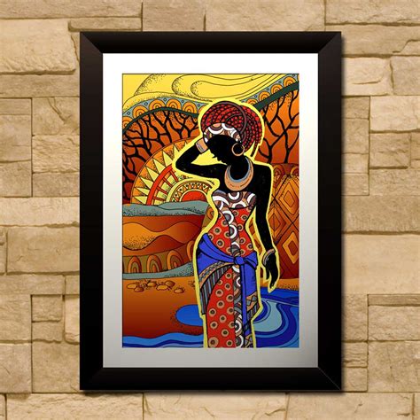 Tribal Woman Wall Painting