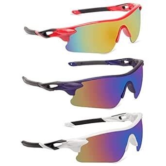 Buy Abner Combo of Wrap-Around Sport Sunglasses 727 at Amazon.in