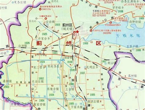 天津市蓟州区街道地图展示_地图分享