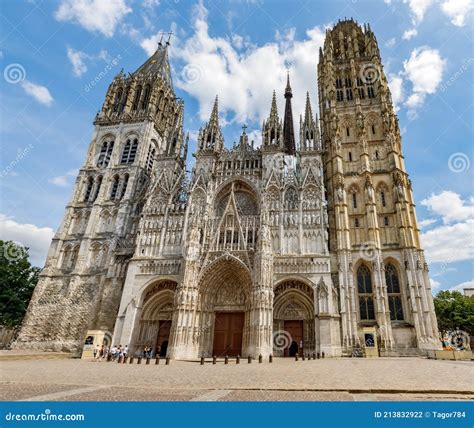 Rouen Cathedral in Rouen, Capital of Haute-Normandie, France. Editorial ...