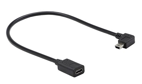 zdyCGTime 30CM USB C to Mini USB Cable - 90 Degree Angle, Data Sync ...