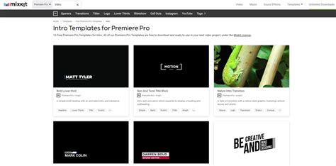 Mogrt Premiere Pro Free: Best Free Templates for Premiere Pro