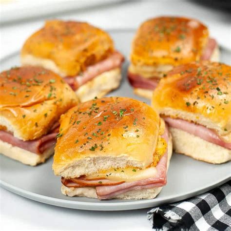 Air Fryer Ham and Cheese Sliders with Aioli Sauce | A Reinvented Mom