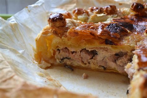 tourte de noel au foie gras et magret de canard