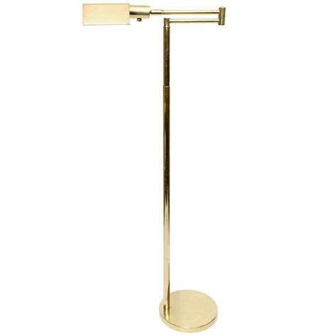 1960s Articulated Brass Floor Lamp Signed Koch and Lowy at 1stDibs ...