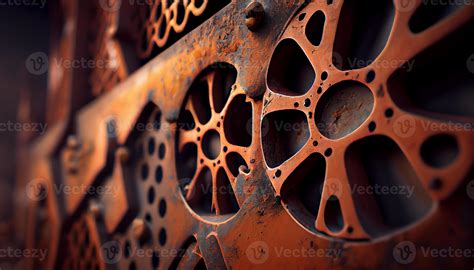 Metal industry background with steel wheel macro pattern , 24623101 ...