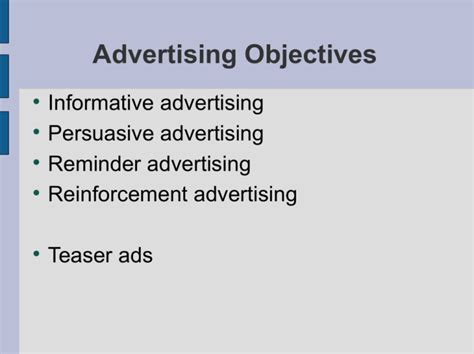 Image result for Advertising Objectives Examples
