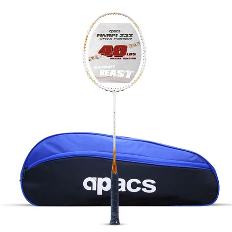 Apacs Finapi 232 Xtra Power Badminton Racket + Apacs Kitbag Combo ...