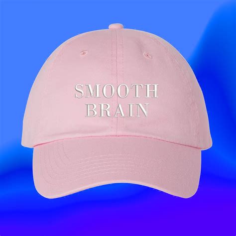 Smooth Brain Hat Smooth Brain Meme Tiktok Clothes Custom Color ...