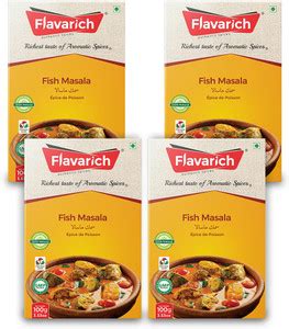 Flavarich Fish Masala, Pack of 4, 100 Grams each Price in India - Buy ...