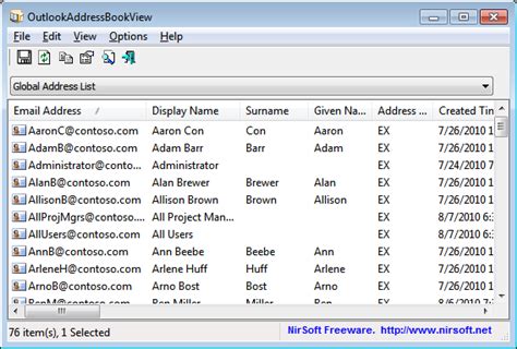 Open Outlook Address Book 的图像结果
