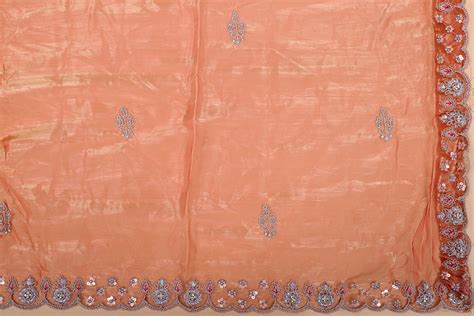 Luxury Dusty Orange Hand Embroidered Lehenga