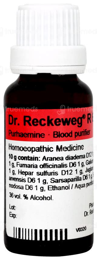 Dr Reckeweg R60 Blood Purifier Drop 22 Ml - Uses, Side Effects, Dosage ...