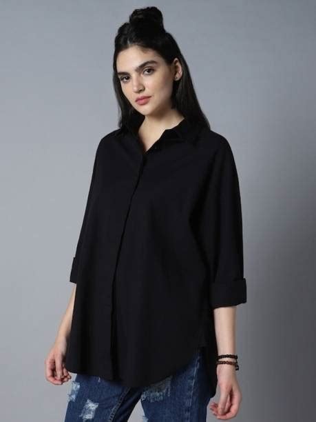 Black Shirts For Women - Buy Black Shirts For Women online at Best ...