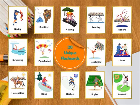 Sports Flash Cards 的图像结果
